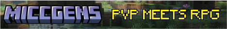MiccGens Minecraft Server banner