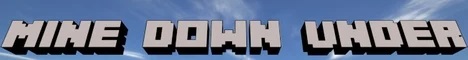 Mine Down Under Minecraft Server banner