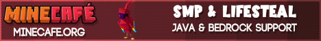 Minecafe Minecraft Server banner