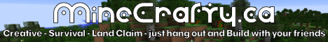 MineCrafty Server Minecraft Server banner