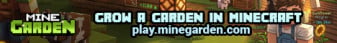 MineGarden.com 🌱 | Grow a Garden in Minecraft Minecraft Server banner