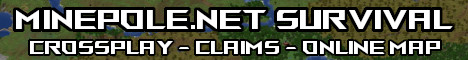 Minepole.net Survival Minecraft Server banner