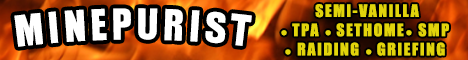 Minepurist Minecraft Server banner