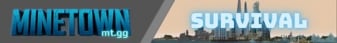 Minetown Minecraft Server banner
