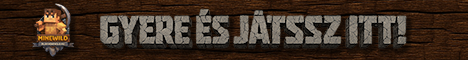MINEWILD • AKTÍV TGF • FACTIONS JÁTÉKMÓD Minecraft Server banner