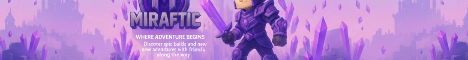 Miraftic Minecraft Server banner