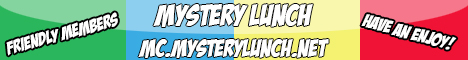 Mystery Lunch Minecraft Server banner