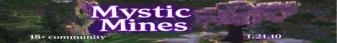 Mystic Mines Minecraft Server banner