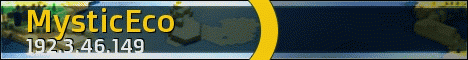 MysticEco Minecraft Server banner