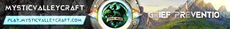 MysticValleyCraft Minecraft Server banner