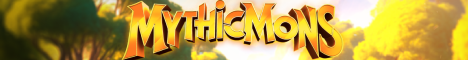 MythicMons Minecraft Server banner