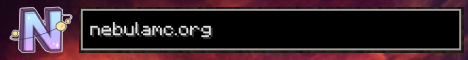 NebulaMC Minecraft Server banner