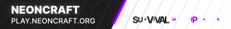 Neoncraft Minecraft Server banner