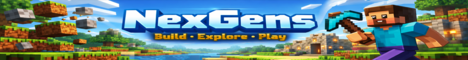 NexGens MC Minecraft Server banner