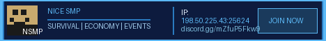 Nice SMP Minecraft Server banner
