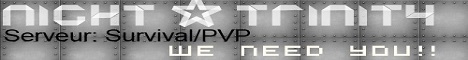 Night-Trinity Minecraft Server banner