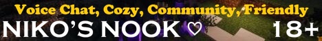 nikos nook Minecraft Server banner