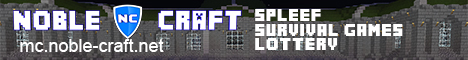 NobleCraft Minecraft Server banner