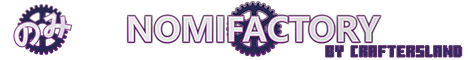 Nomifactory  by CraftersLand Minecraft Server banner