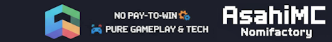 Nomifactory CEu AsahiMC Minecraft Server banner