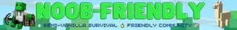 Noob-Friendly Minecraft Server banner