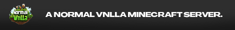 Normal Vnlla Minecraft Server banner