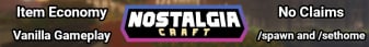 NostalgiaCraft Minecraft Server banner