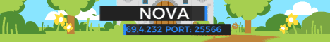 NOVA Minecraft Server banner