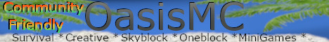 OasisMC Minecraft Server banner