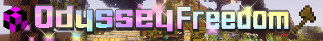 Odyssey Freedom Minecraft Server banner