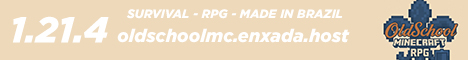 OldSchoolMC Minecraft Server banner