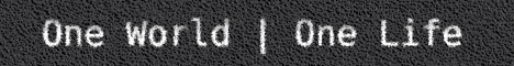 One World - One Life Minecraft Server banner