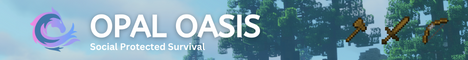 Opal Oasis Minecraft Server banner