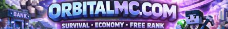 Orbital Network Minecraft Server banner