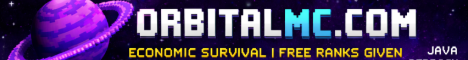 OrbitalMC Minecraft Server banner