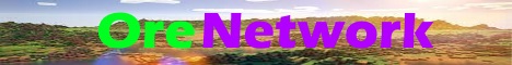 OreNetwork Minecraft Server banner
