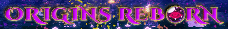 Origins Rebirth Minecraft Server banner