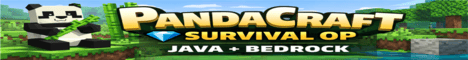 PANDACRAFT Minecraft Server banner