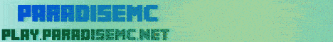 ParadiseMC Minecraft Server banner