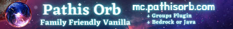 Pathis Orb Minecraft Server banner