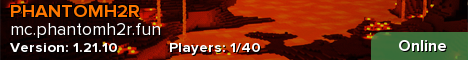PhantomH2R Minecraft Server banner