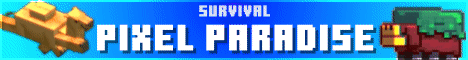 Pixel Paradise Minecraft Server banner