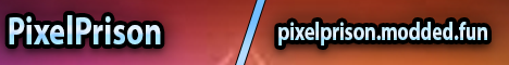 Pixel Prison Minecraft Server banner