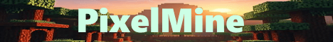 PixelMine Minecraft Server banner
