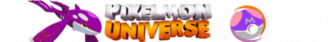 Pixelmon Universe Minecraft Server banner