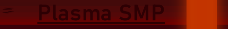 Plasma SMP Minecraft Server banner