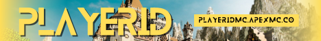 Playerid MC Minecraft Server banner