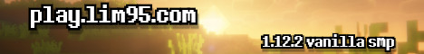 play.lim95.com Minecraft Server banner