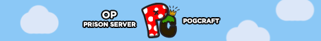 PogCraft Minecraft Server banner