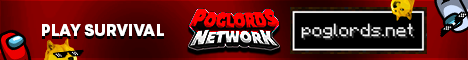 Poglords Minecraft Server banner